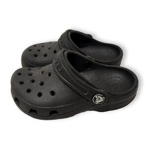 Black Croc Clogs, Kid's 9